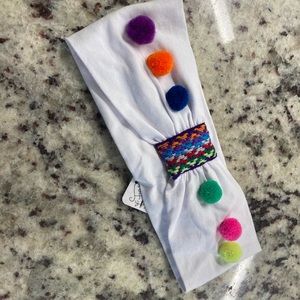 Pitusa PomPom Headband NWT